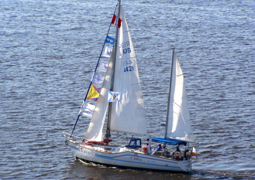 На «Чайке» по Енисею
